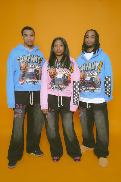 BAD COMPANY CLUB BLUE AIRHEAD ZIPUP