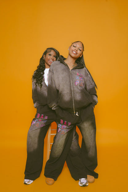 BC CHARCOAL LOGO JACKET