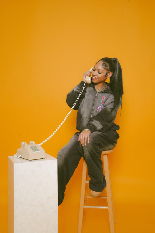 BC CHARCOAL LOGO JACKET