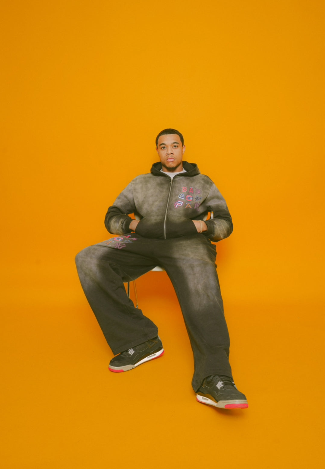 BC CHARCOAL LOGO JACKET