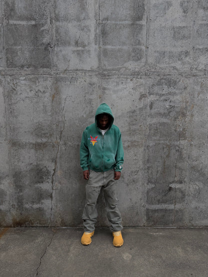 Teal ANRV Zip-Up
