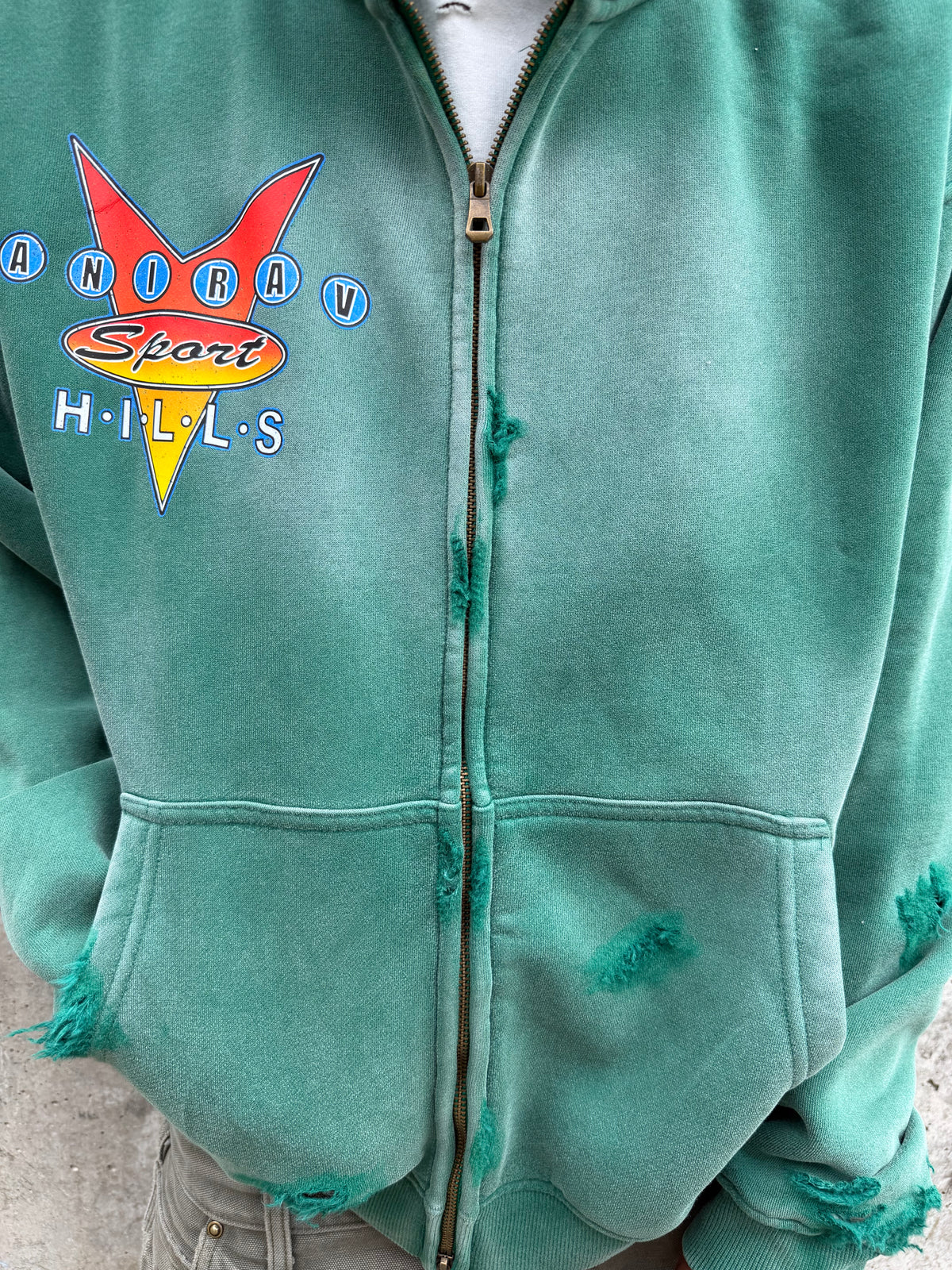 Teal ANRV Zip-Up